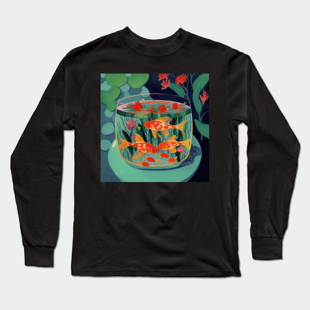 The Goldfish II Long Sleeve T-Shirt by RoseAesthetic